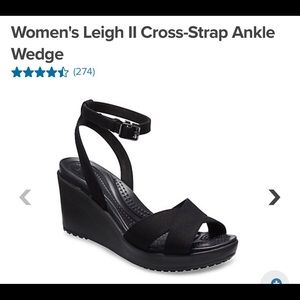 CROCS Wedge Sandals, Style & Comfort, Size 8 $20